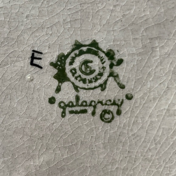 Cleminson's Galagray Ware Hearts & Fans Shape Complete Lazy Susan - Picture 10 of 13